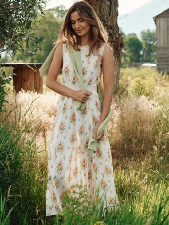 Doen Lilliane Dress Petit Bouquet de Chamonix Size XL NWT - Picture 3 of 13